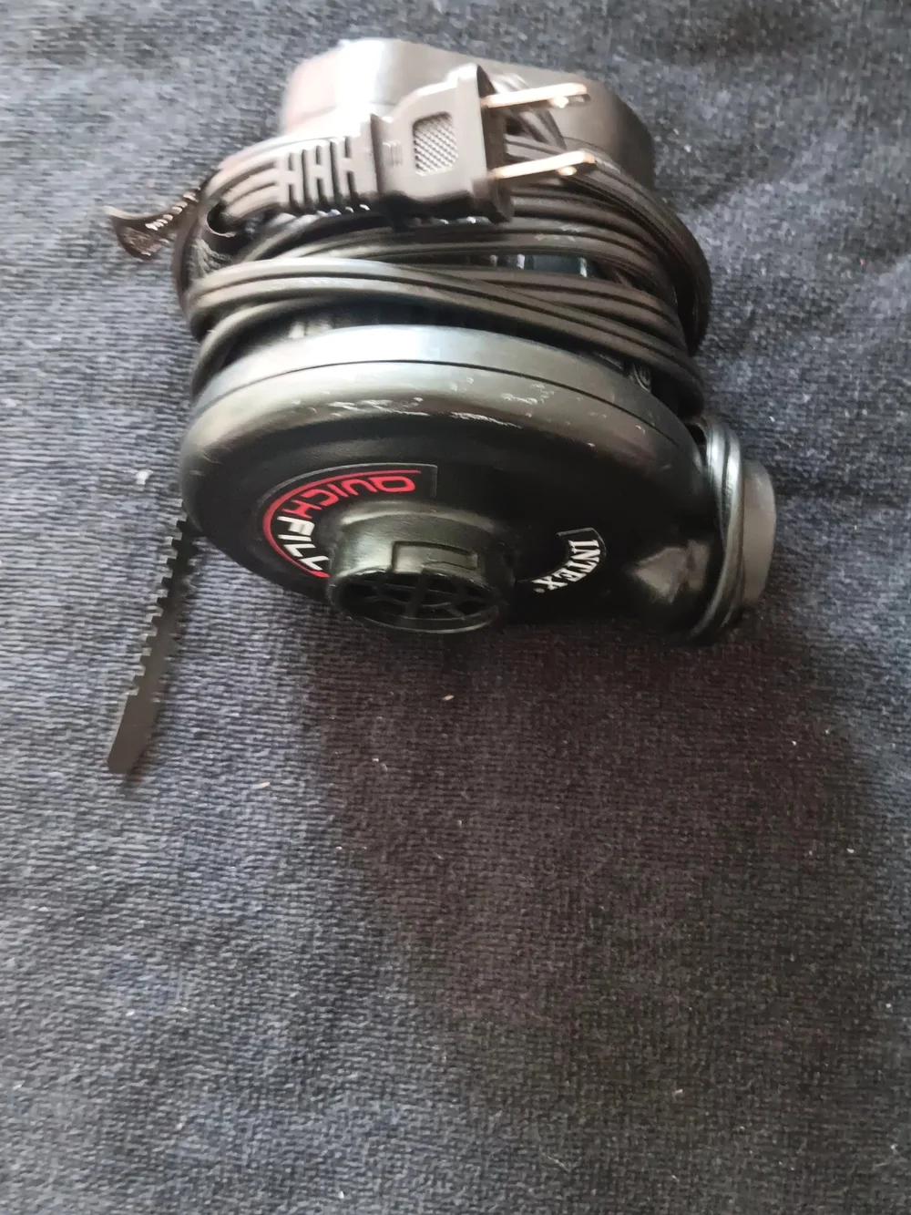 Black Electric Line Trimmer Head Attachment